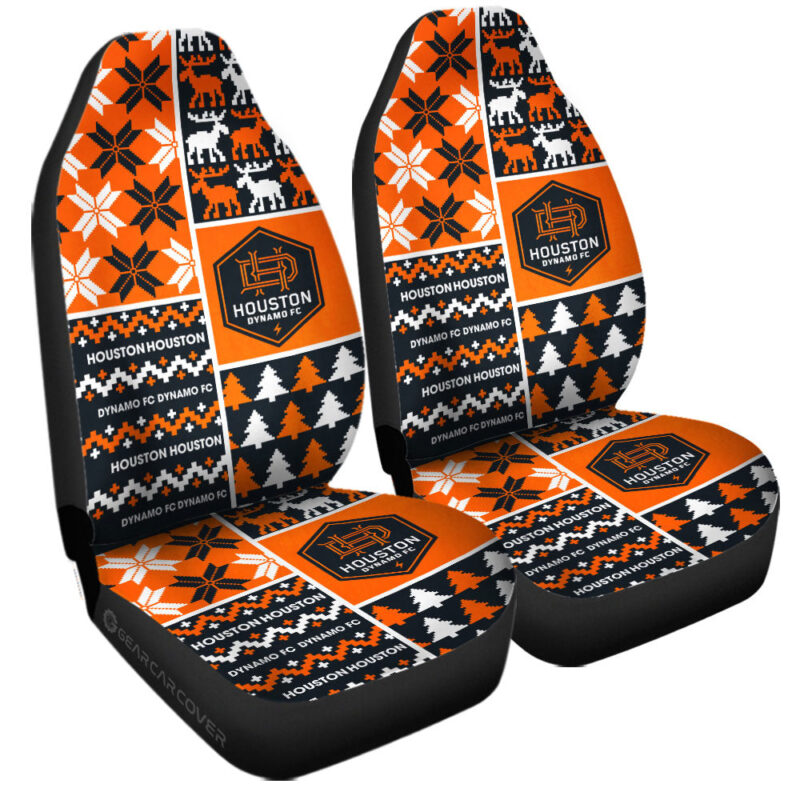 Houston Dynamo FC Car Seat Covers Custom Ugly Style Car Accessories