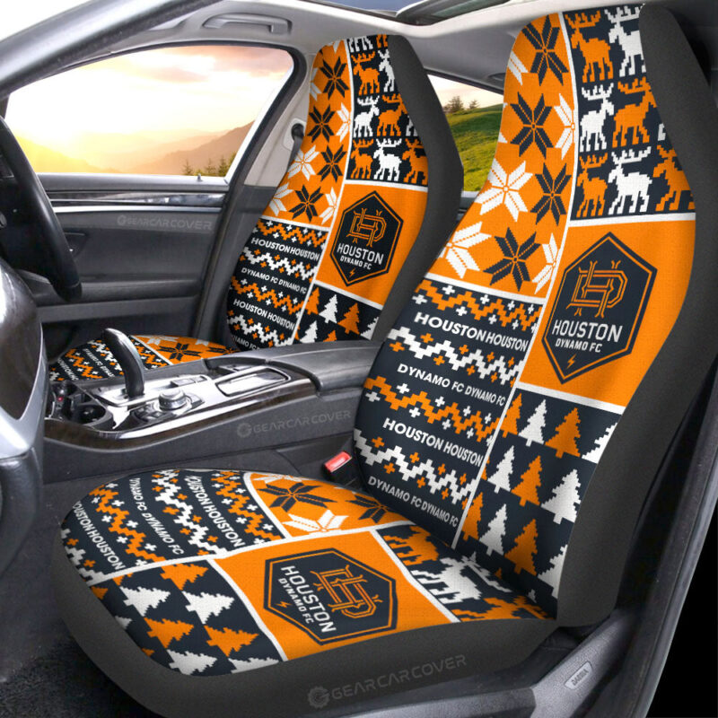Houston Dynamo FC Car Seat Covers Custom Ugly Style Car Accessories