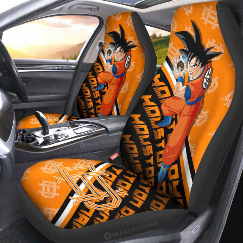 Houston Dynamo FC Car Seat Covers Goku Car Accessories For Fans