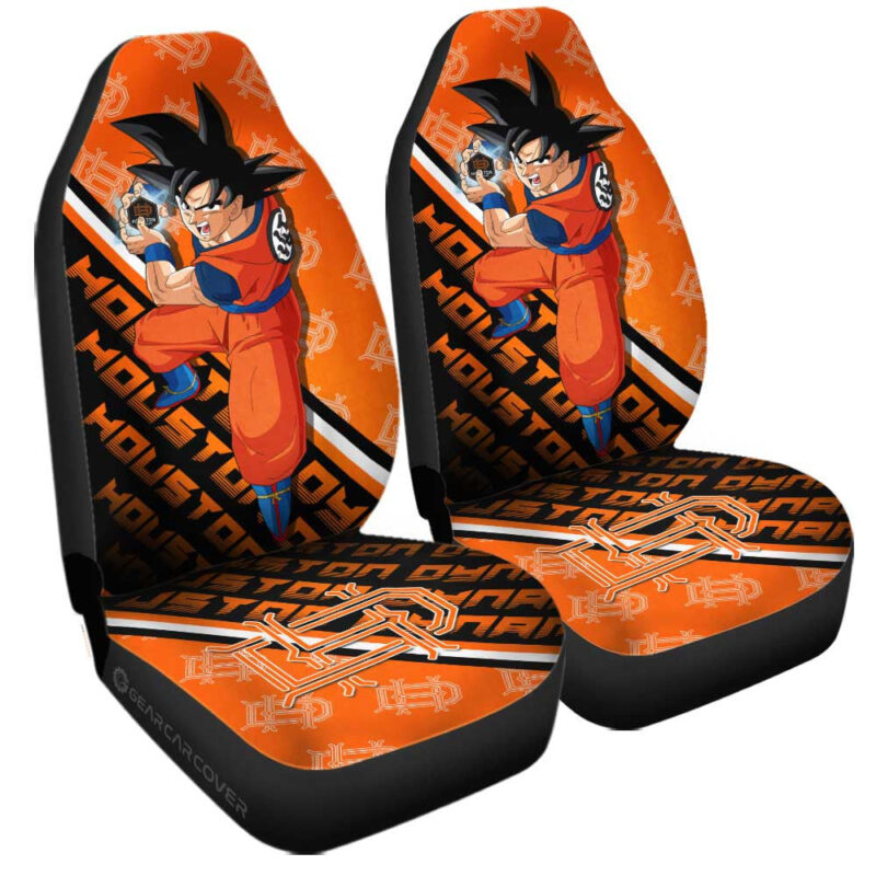 Houston Dynamo FC Car Seat Covers Goku Car Accessories For Fans