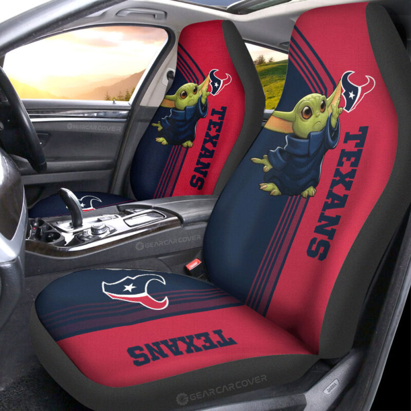 Houston Texans Car Seat Covers Baby Yoda Car Accessories