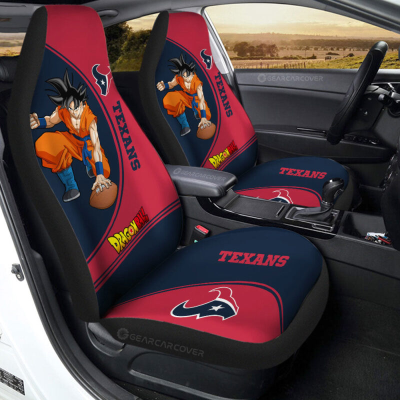 Houston Texans Car Seat Covers Goku Car Accessories For Fans
