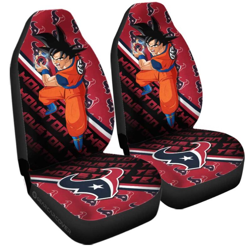 Houston Texans Car Seat Covers Goku Car Decorations For Fans