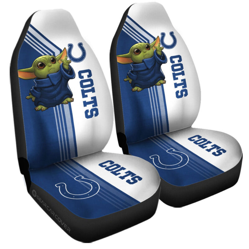 Indianapolis Colts Car Seat Covers Baby Yoda Car Accessories