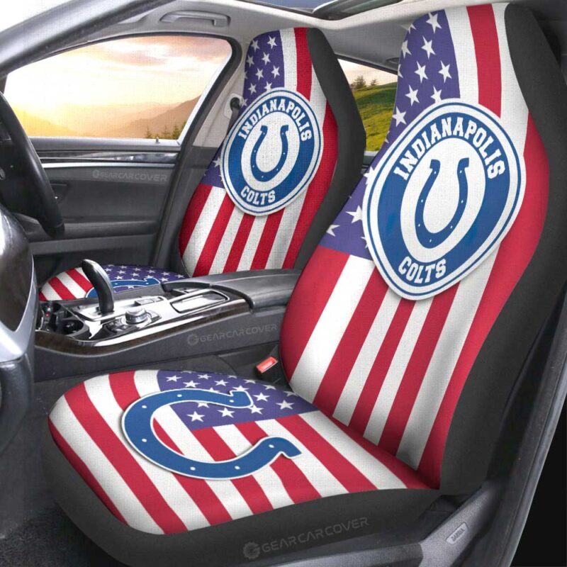 Indianapolis Colts Car Seat Covers Custom Car Decor Accessories