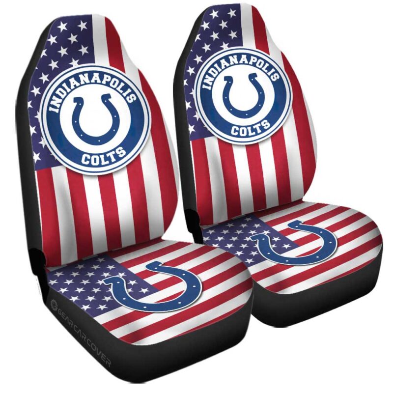 Indianapolis Colts Car Seat Covers Custom Car Decor Accessories