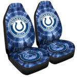 Indianapolis Colts Car Seat Covers Custom Tie Dye Car Accessories