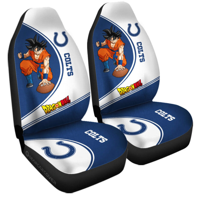 Indianapolis Colts Car Seat Covers Goku Car Accessories For Fans