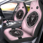 Inter Miami CF Car Seat Covers Custom Car Accessories For Fans