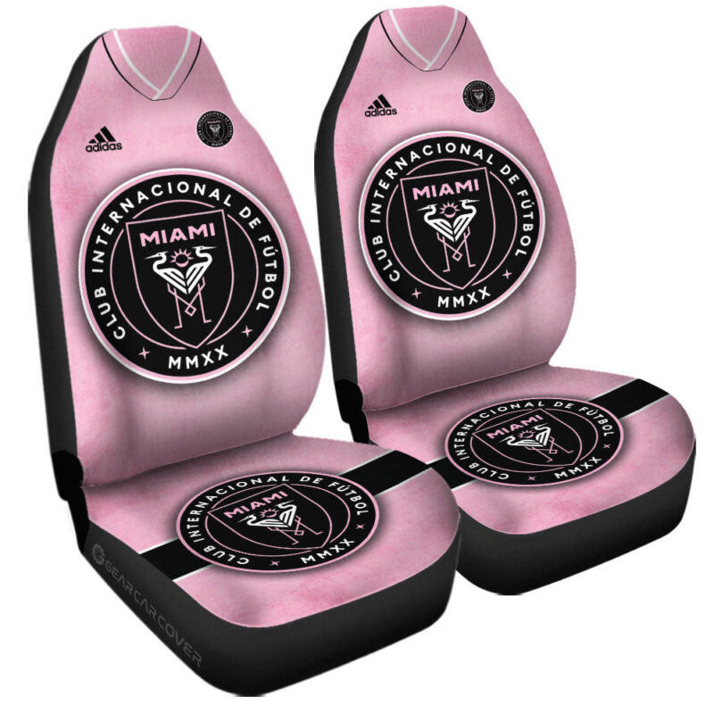 Inter Miami CF Car Seat Covers Custom Car Accessories For Fans