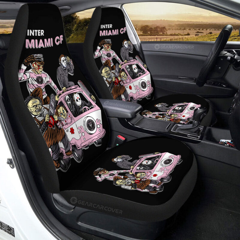 Inter Miami CF Car Seat Covers Custom Car Accessories