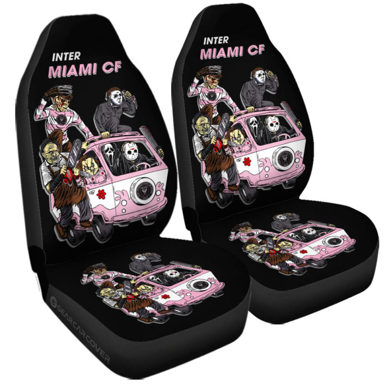 Inter Miami CF Car Seat Covers Custom Car Accessories