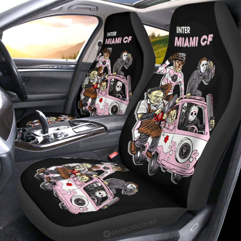 Inter Miami CF Car Seat Covers Custom Car Accessories