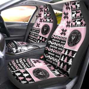 Inter Miami CF Car Seat Covers Custom Ugly Style Car Accessories