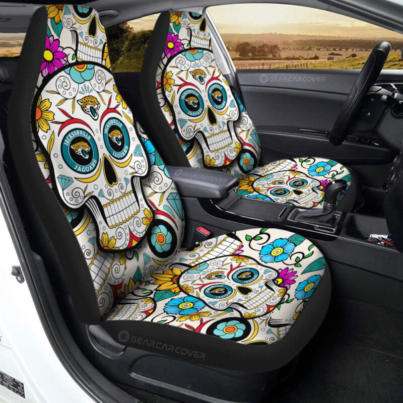Jacksonville Jaguars Car Seat Covers Custom Sugar Skull Car Accessories