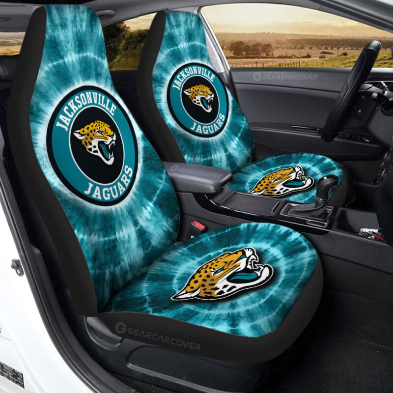 Jacksonville Jaguars Car Seat Covers Custom Tie Dye Car Accessories