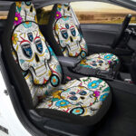 Jose Earthquakes Car Seat Covers Custom Sugar Skull Car Accessories