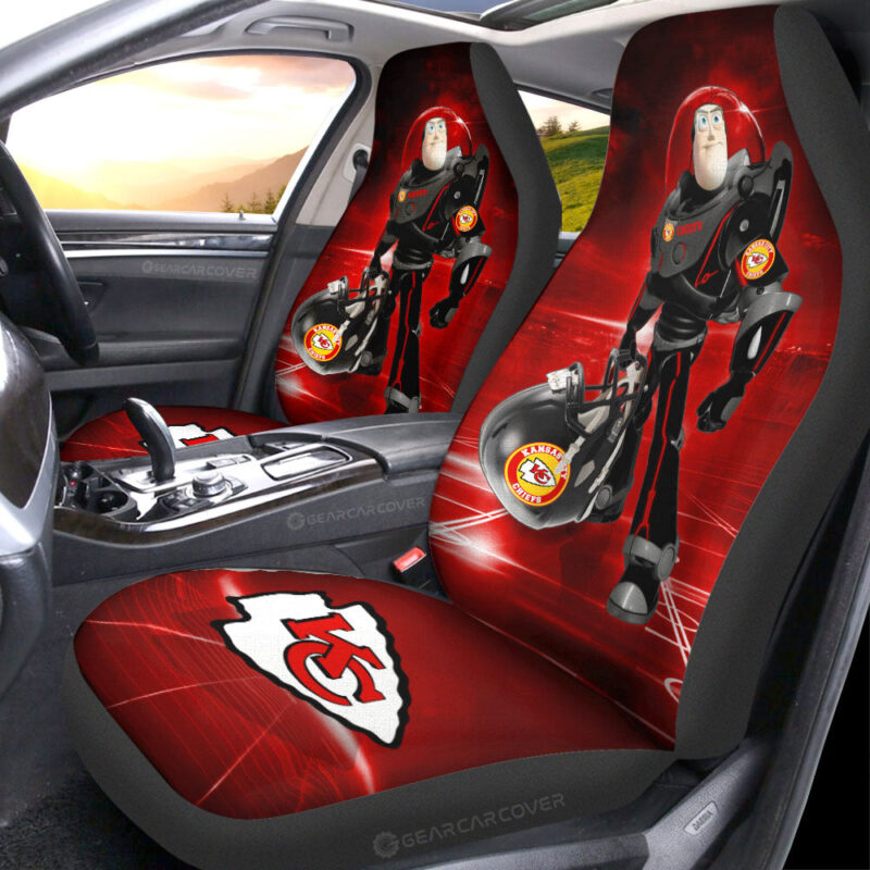 Kansas City Chiefs Car Seat Covers Buzz Lightyear Car Accessories For Fan Kansas City Chiefs Car Seat Covers Buzz Lightyear Car Accessories For Fan