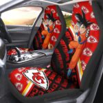 Kansas City Chiefs Car Seat Covers Goku Car Decorations For Fans