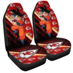 Kansas City Chiefs Car Seat Covers Goku Car Decorations For Fans