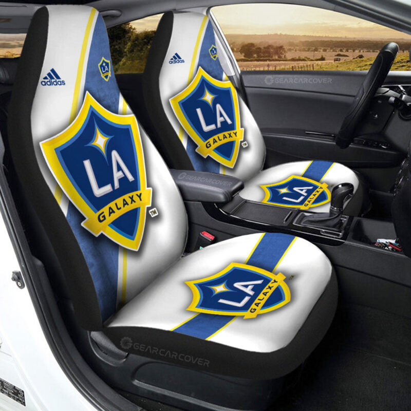 LA Galaxy Car Seat Covers Custom Car Accessories For Fans