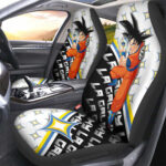 LA Galaxy Car Seat Covers Goku Car Accessories For Fans