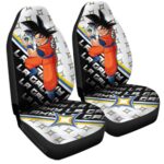LA Galaxy Car Seat Covers Goku Car Accessories For Fans