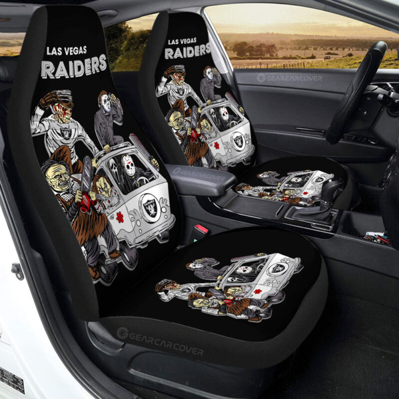 Las Vegas Raiders Car Seat Covers Custom Car Accessories