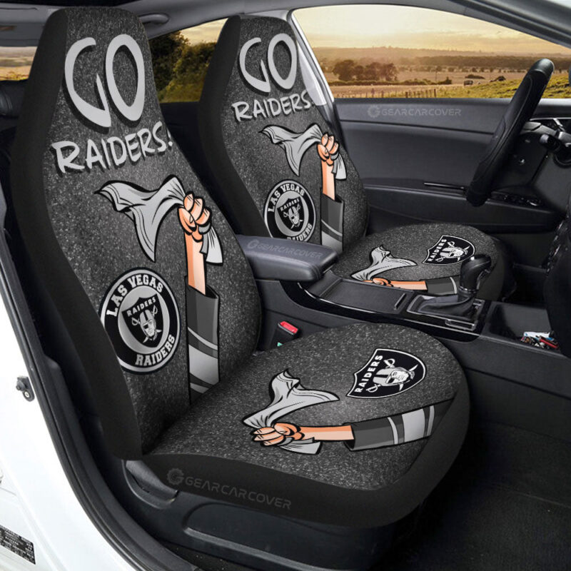 Las Vegas Raiders Car Seat Covers Custom Car Accessories