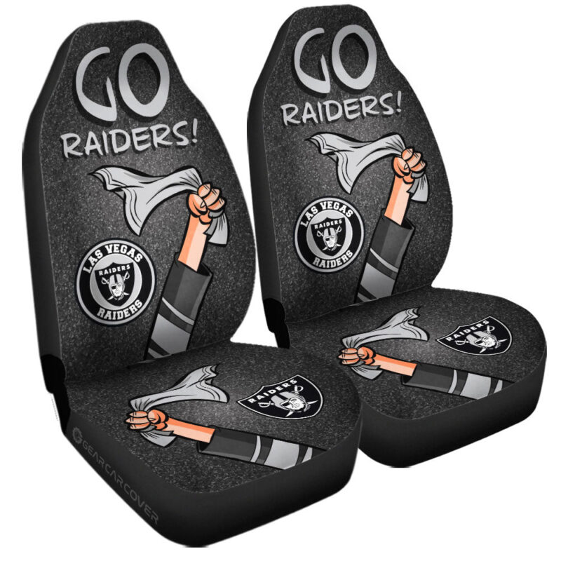 Las Vegas Raiders Car Seat Covers Custom Car Accessories