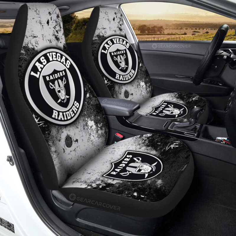 Las Vegas Raiders Car Seat Covers Custom Car Accessories