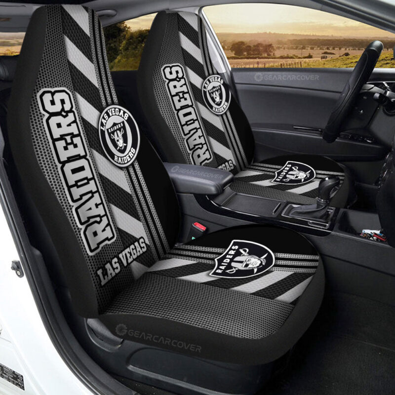 Las Vegas Raiders Car Seat Covers Custom Car Accessories