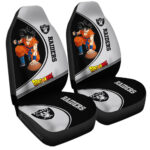Las Vegas Raiders Car Seat Covers Goku Car Accessories For Fans