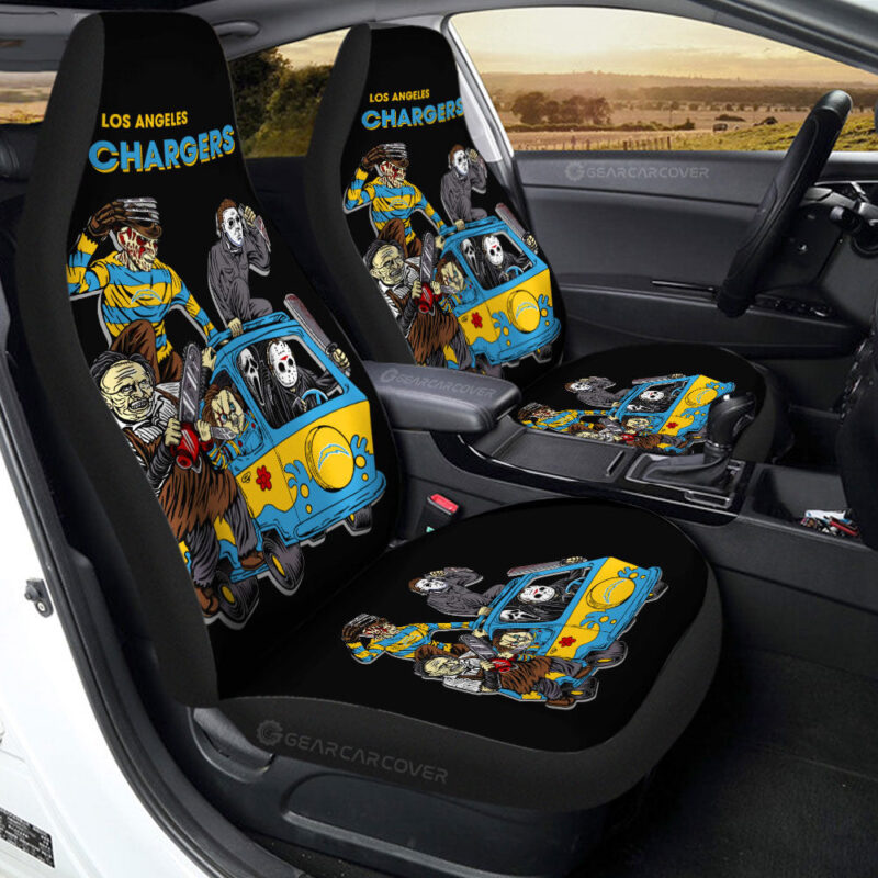 Los Angeles Chargers Car Seat Covers Custom Car Accessories