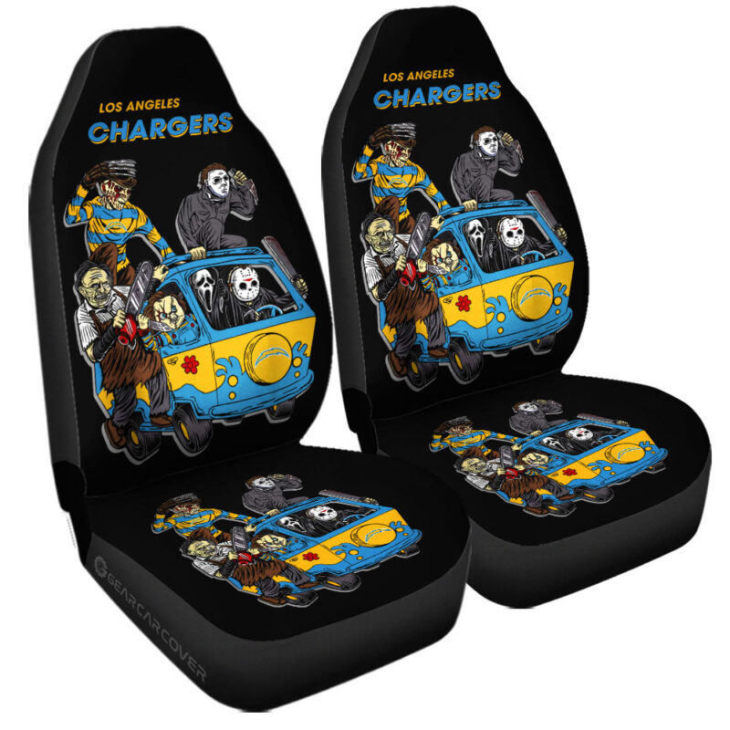 Los Angeles Chargers Car Seat Covers Custom Car Accessories