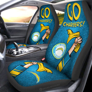 Los Angeles Chargers Car Seat Covers Custom Car Accessories