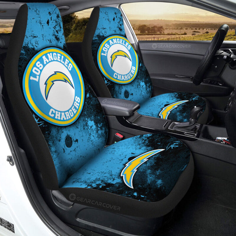Los Angeles Chargers Car Seat Covers Custom Car Accessories