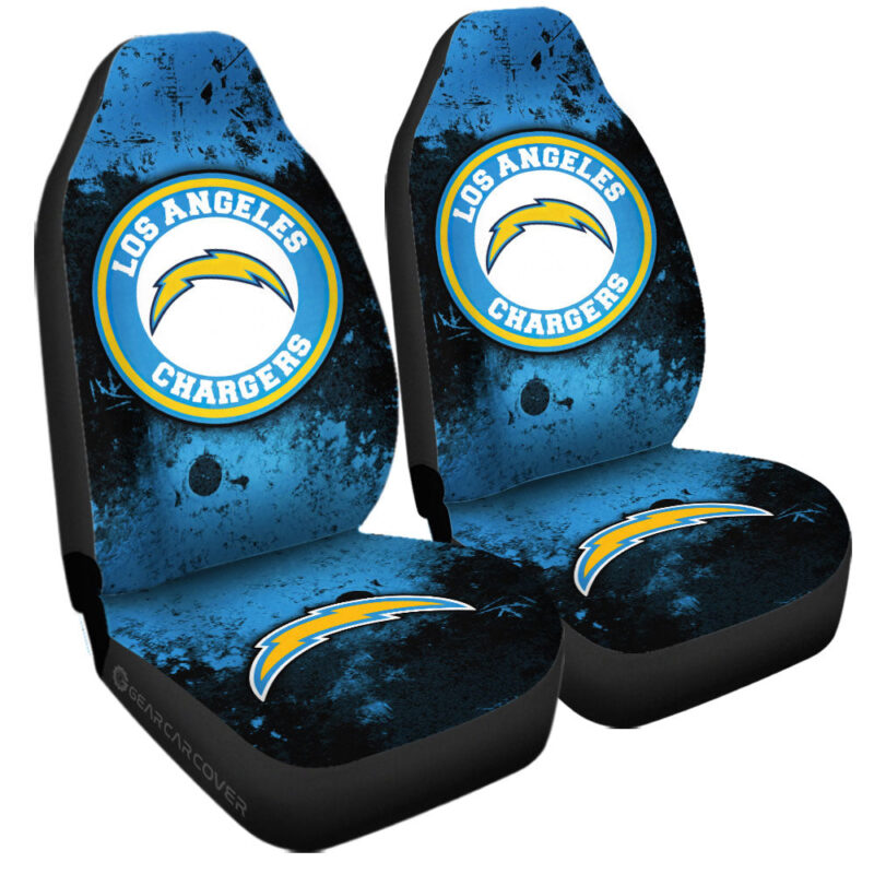 Los Angeles Chargers Car Seat Covers Custom Car Accessories