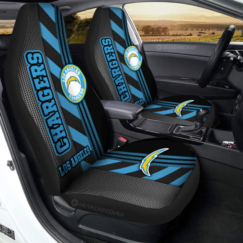 Los Angeles Chargers Car Seat Covers Custom Car Accessories