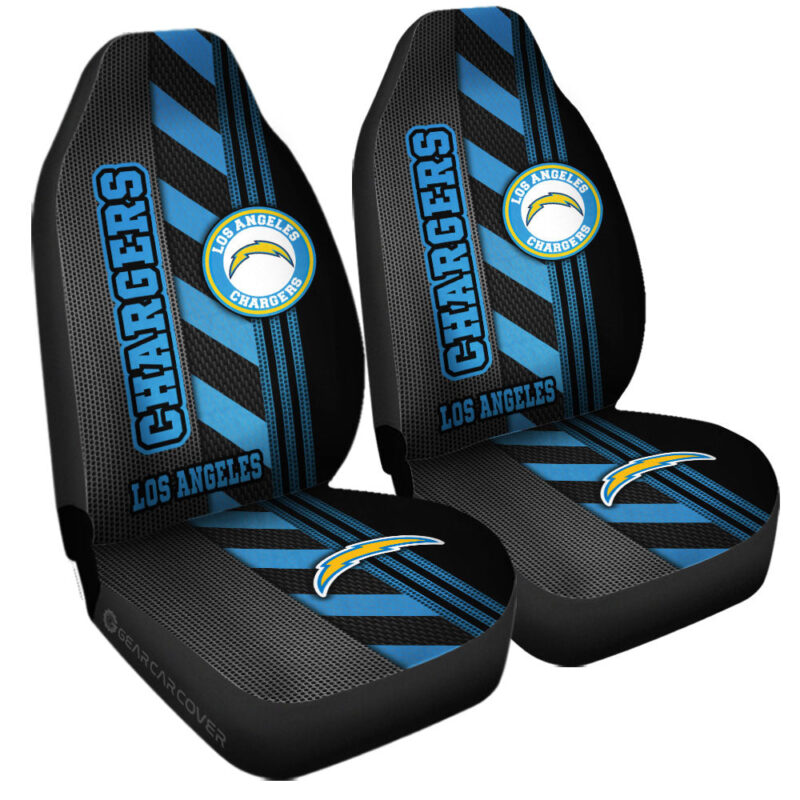 Los Angeles Chargers Car Seat Covers Custom Car Accessories