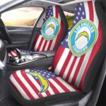 Los Angeles Chargers Car Seat Covers Custom Car Decor Accessories