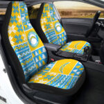 Los Angeles Chargers Car Seat Covers Custom Ugly Style Car Accessories