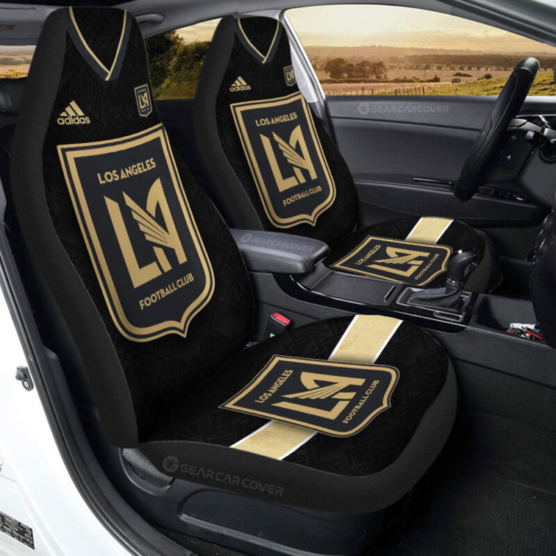 Los Angeles FC Car Seat Covers Custom Car Accessories For Fans