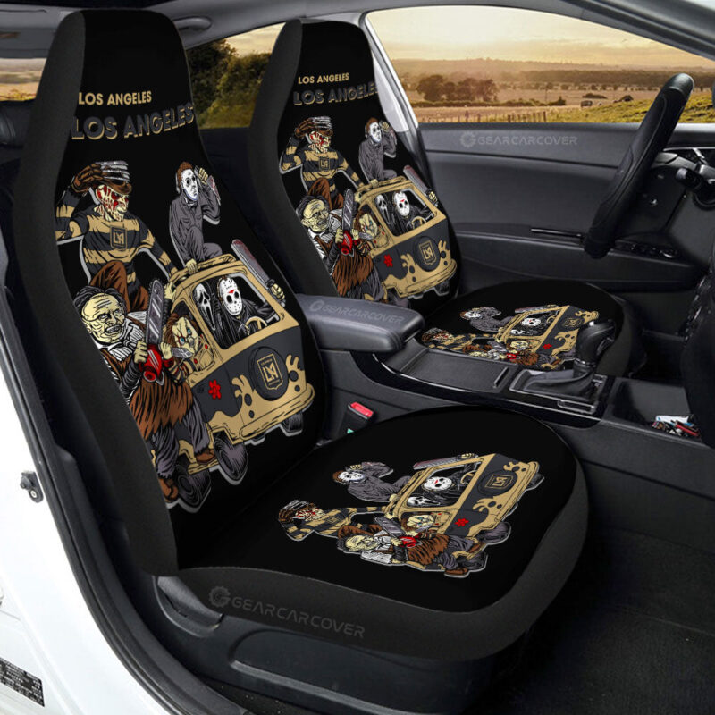 Los Angeles FC Car Seat Covers Custom Car Accessories