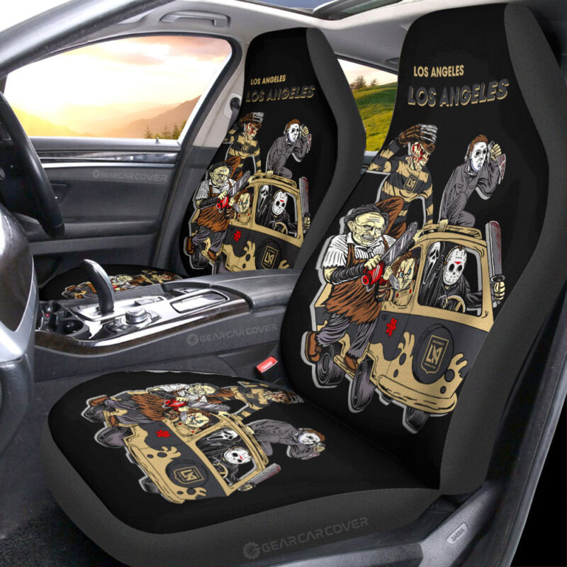 Los Angeles FC Car Seat Covers Custom Car Accessories