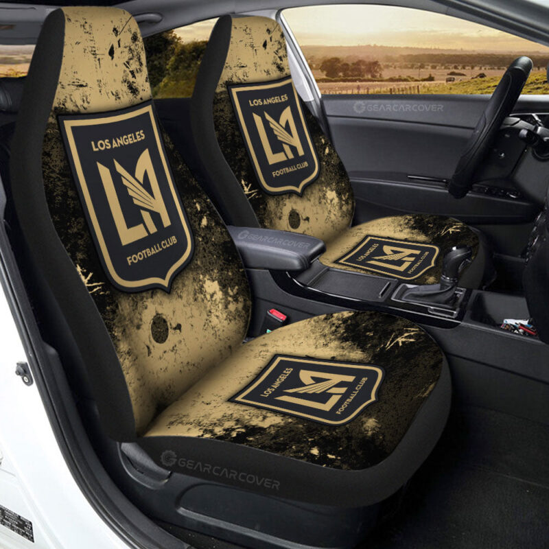 Los Angeles FC Car Seat Covers Custom Car Accessories