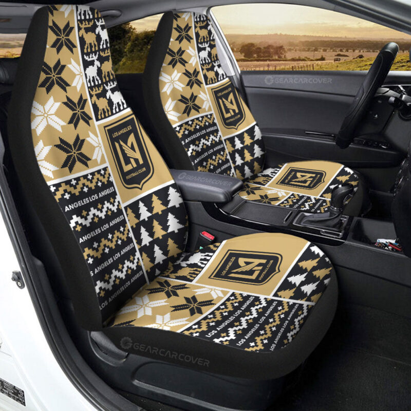 Los Angeles FC Car Seat Covers Custom Ugly Style Car Accessories