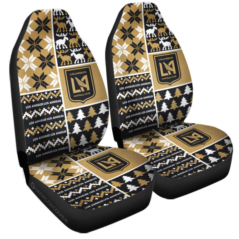 Los Angeles FC Car Seat Covers Custom Ugly Style Car Accessories