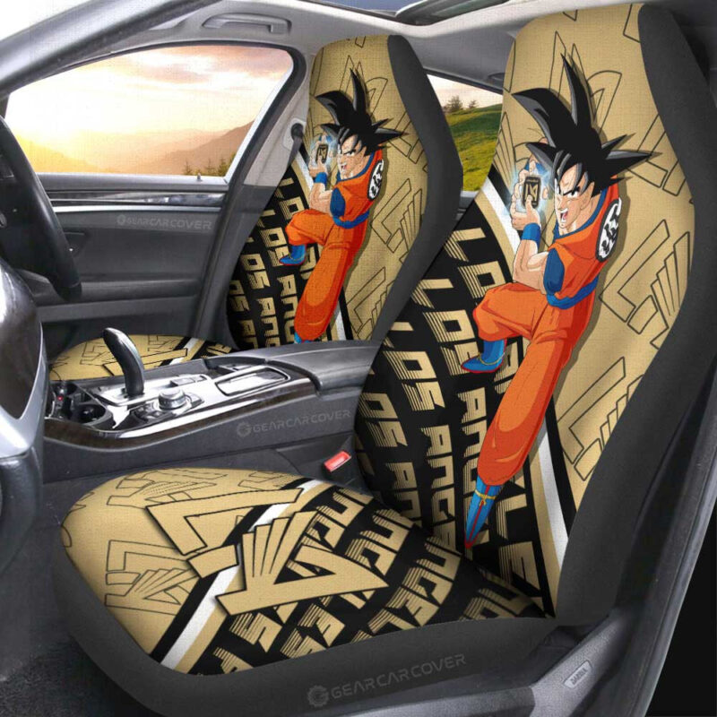 Los Angeles FC Car Seat Covers Goku Car Accessories For Fans