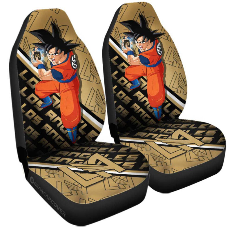 Los Angeles FC Car Seat Covers Goku Car Accessories For Fans